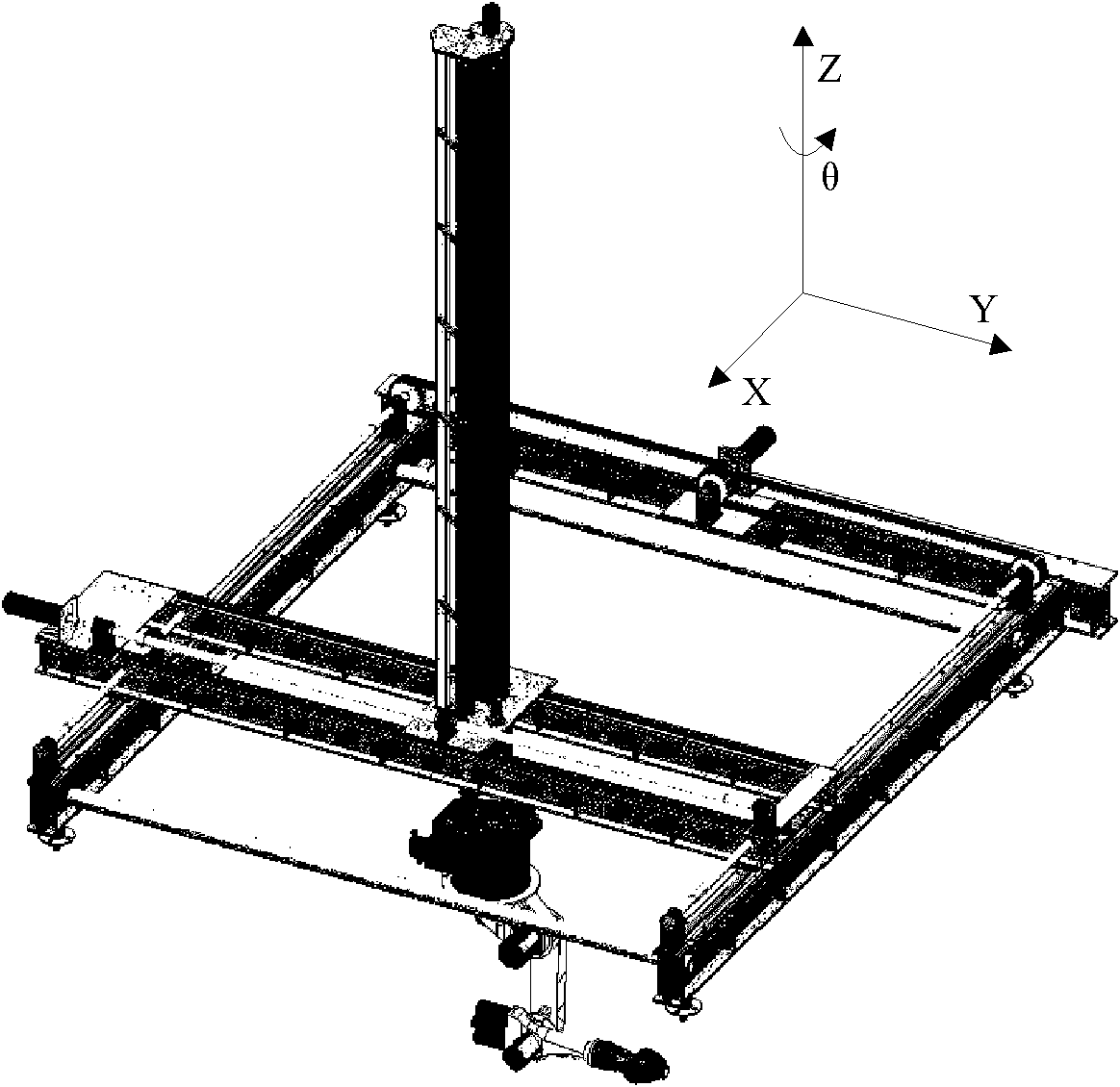 Water jet cutting actuating device