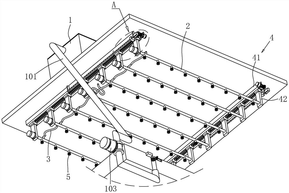 Fire extinguishing system for fire engineering and construction method thereof