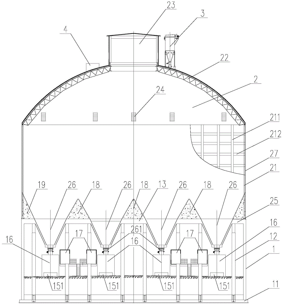 Large steel plate coal house