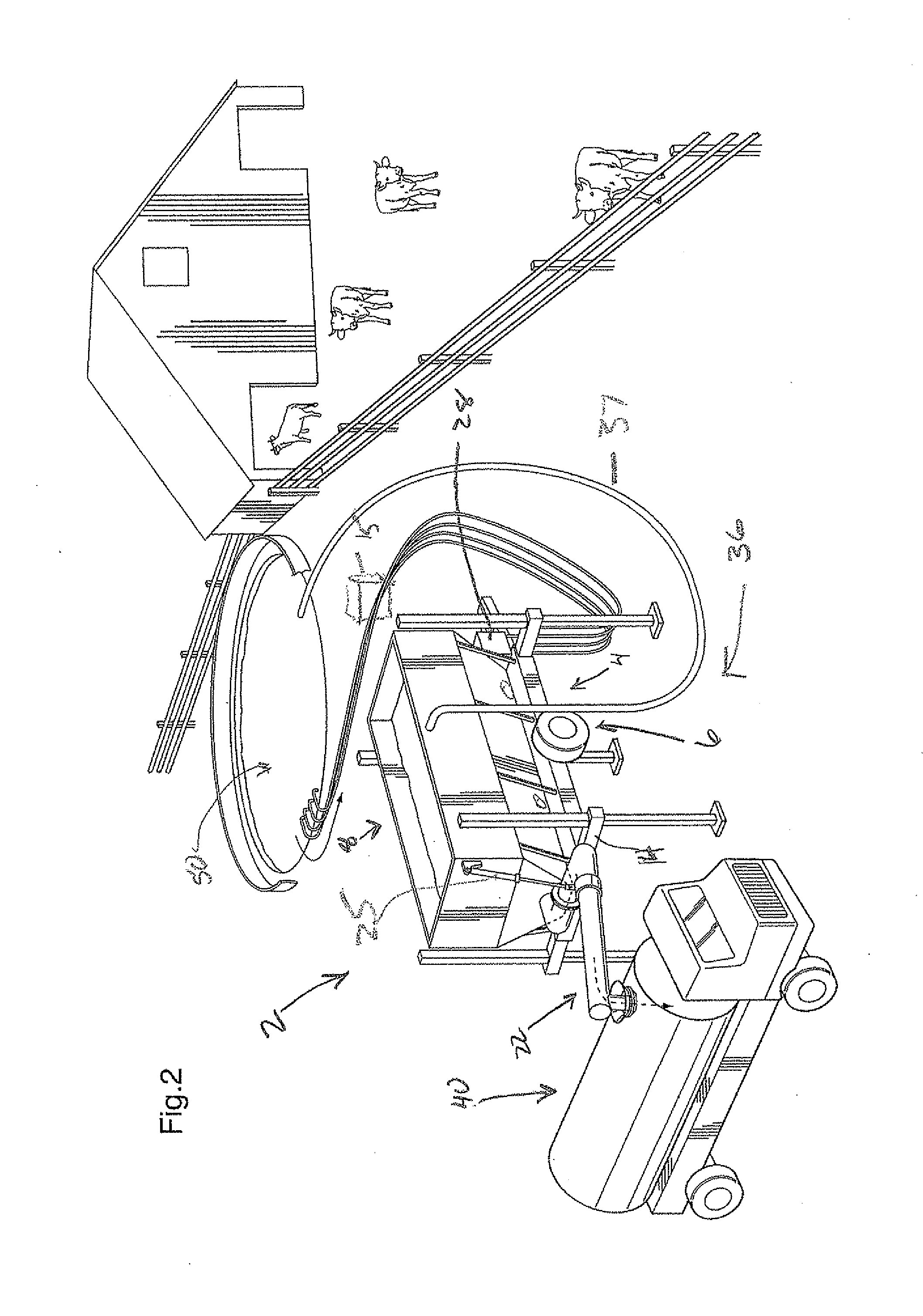 Mobile liquid waste loading system