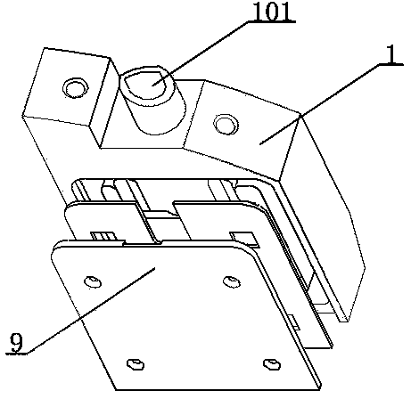 Physical separation type stroke control switch