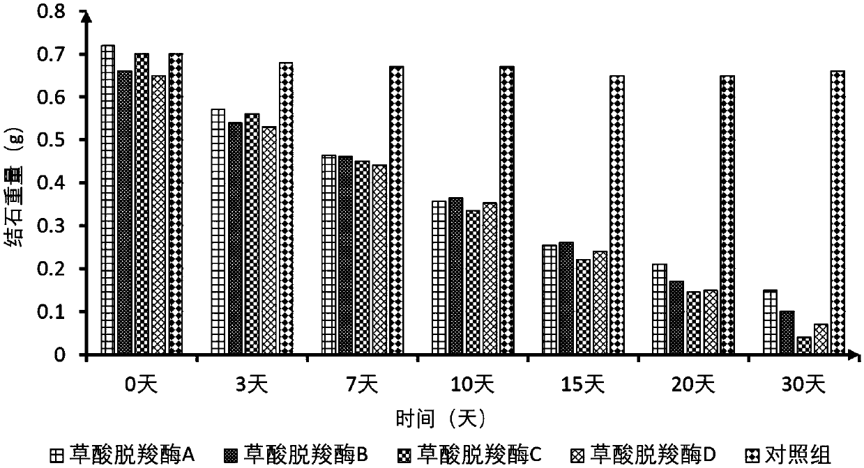 Composition for inhibiting or dissolving calcium oxalate stones as well as preparation method and application of composition