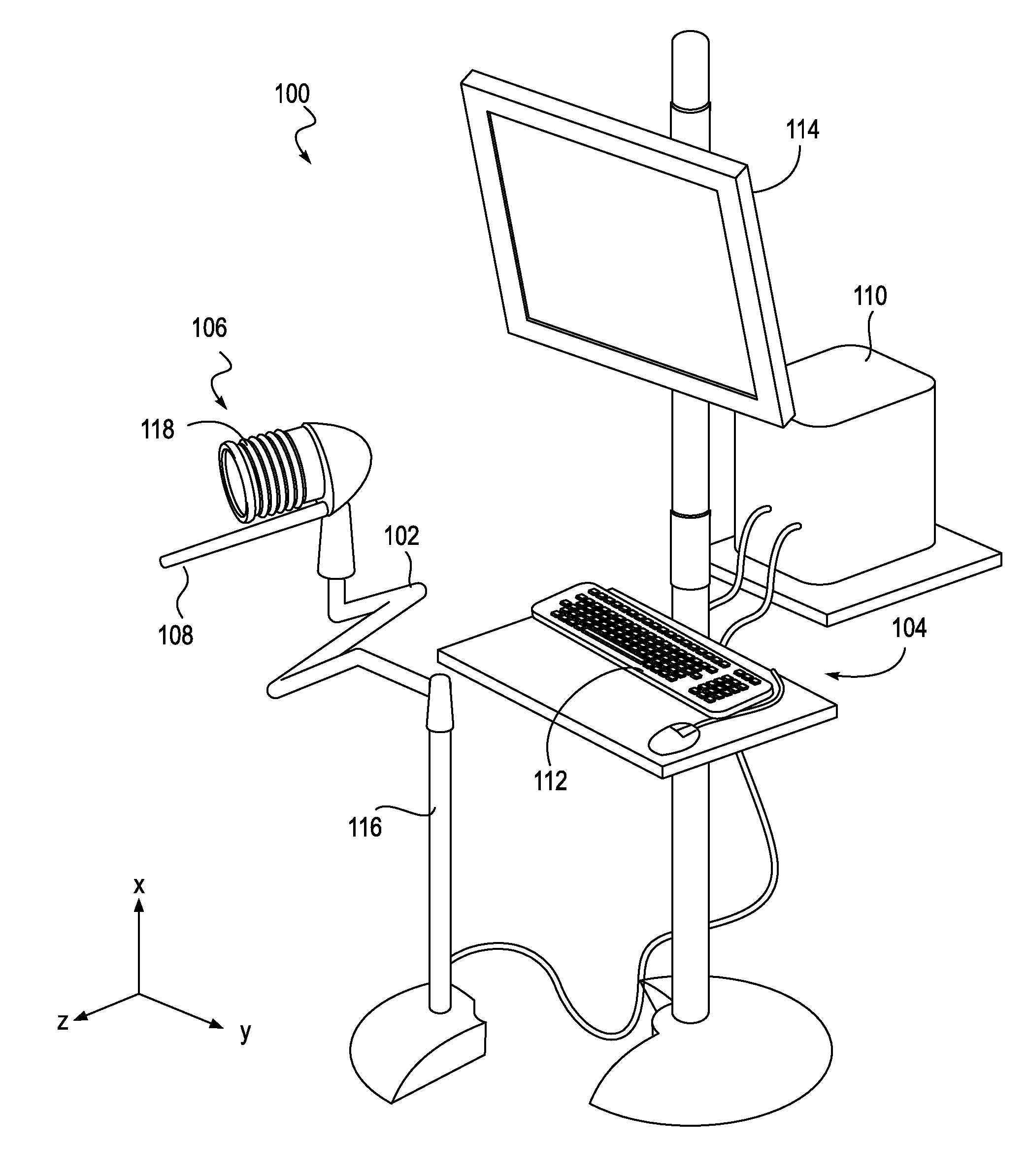 Micromanipulator control arm for therapeutic and imaging ultrasound transducers