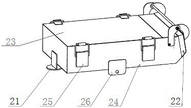 Special test device of ice ingestion of turboprop engine