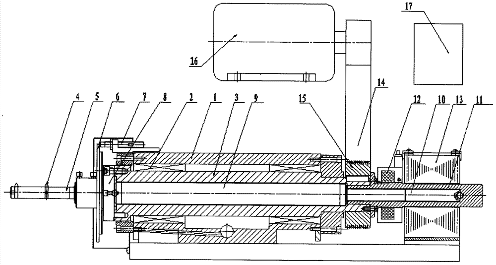 Boring head for boring non-circular holes