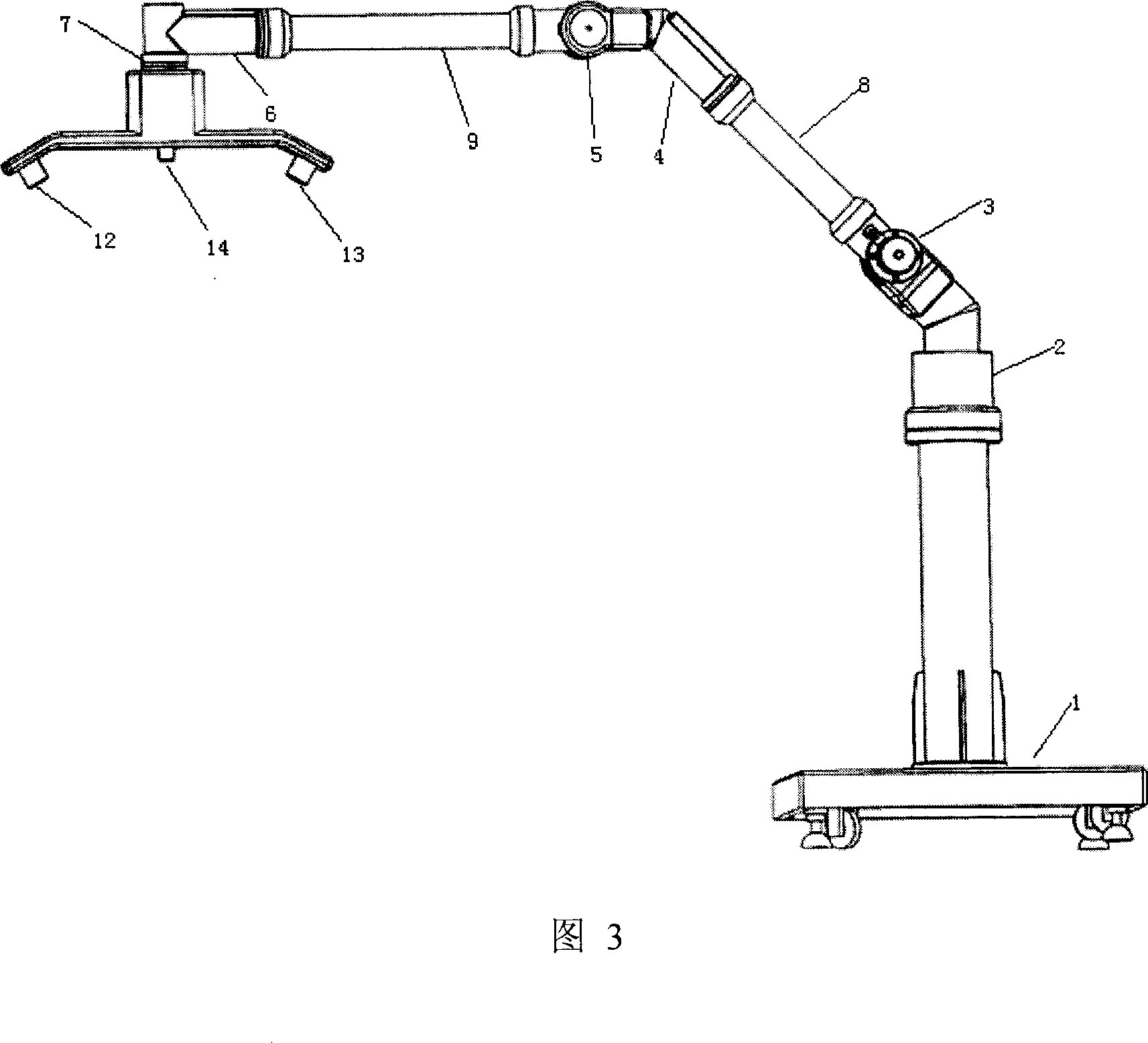 Portable reverse measuring system for area-structure light