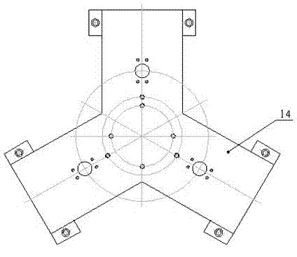 Air cylinder self-resetting type hip joint test machine