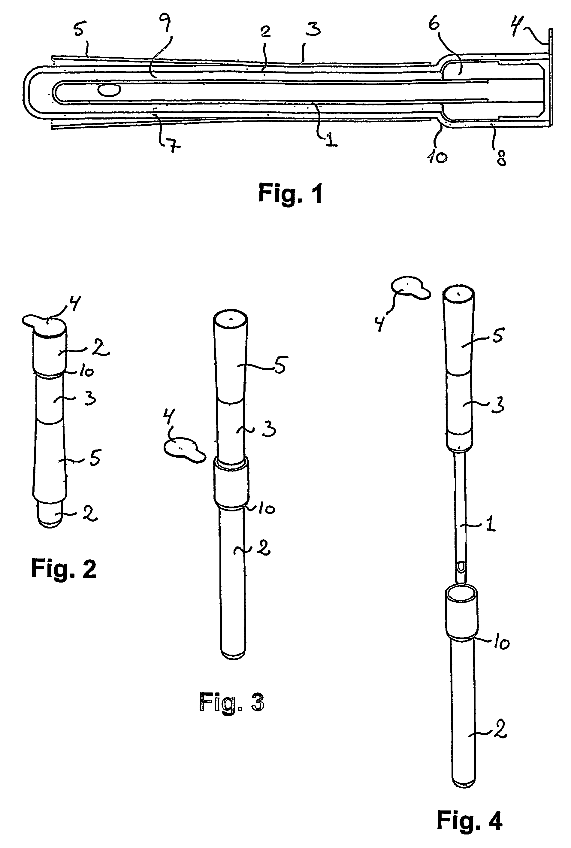 Catheter assembly with catheter handle and container