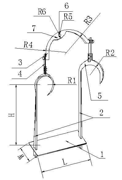 Overhauling tool for live working of 750kV transmission line