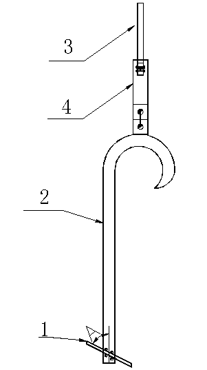 Overhauling tool for live working of 750kV transmission line