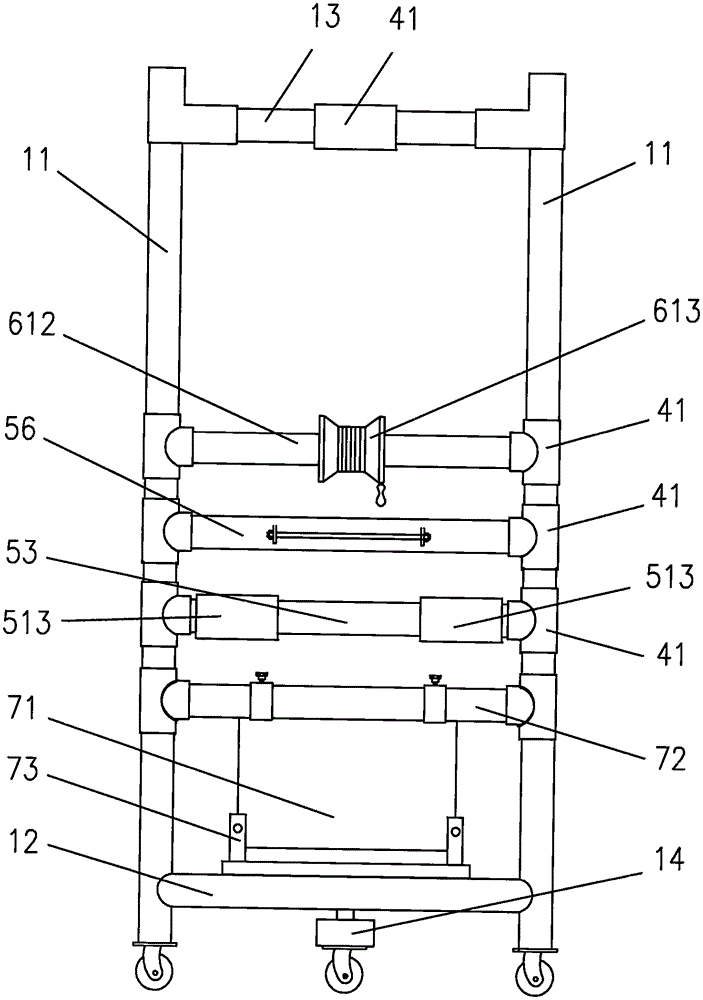 Plaster orthopaedic bed for spinal scoliosis and using method thereof