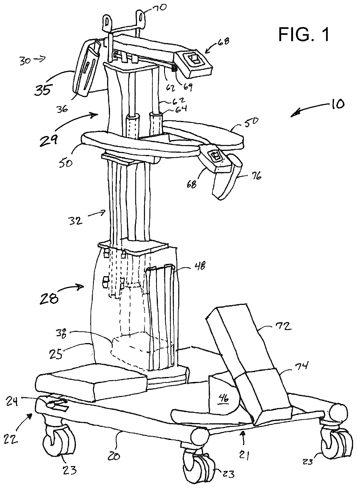 Epidural patient positioning system