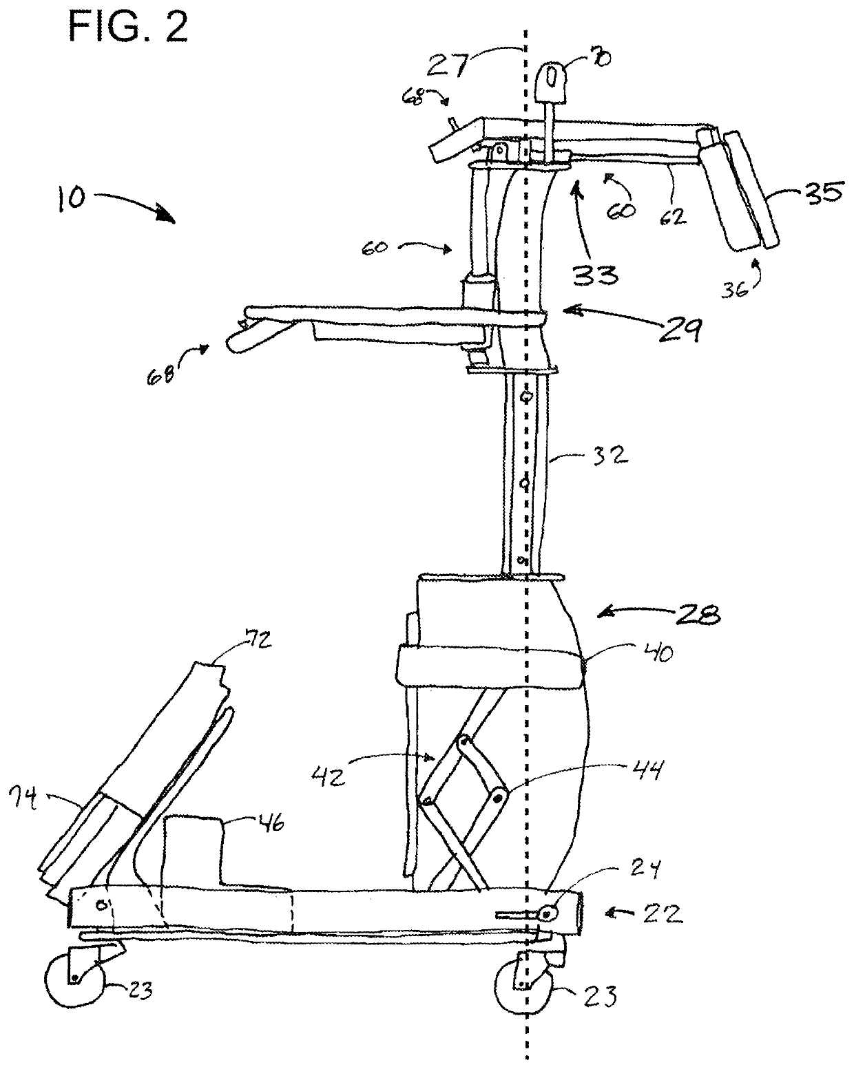 Epidural patient positioning system