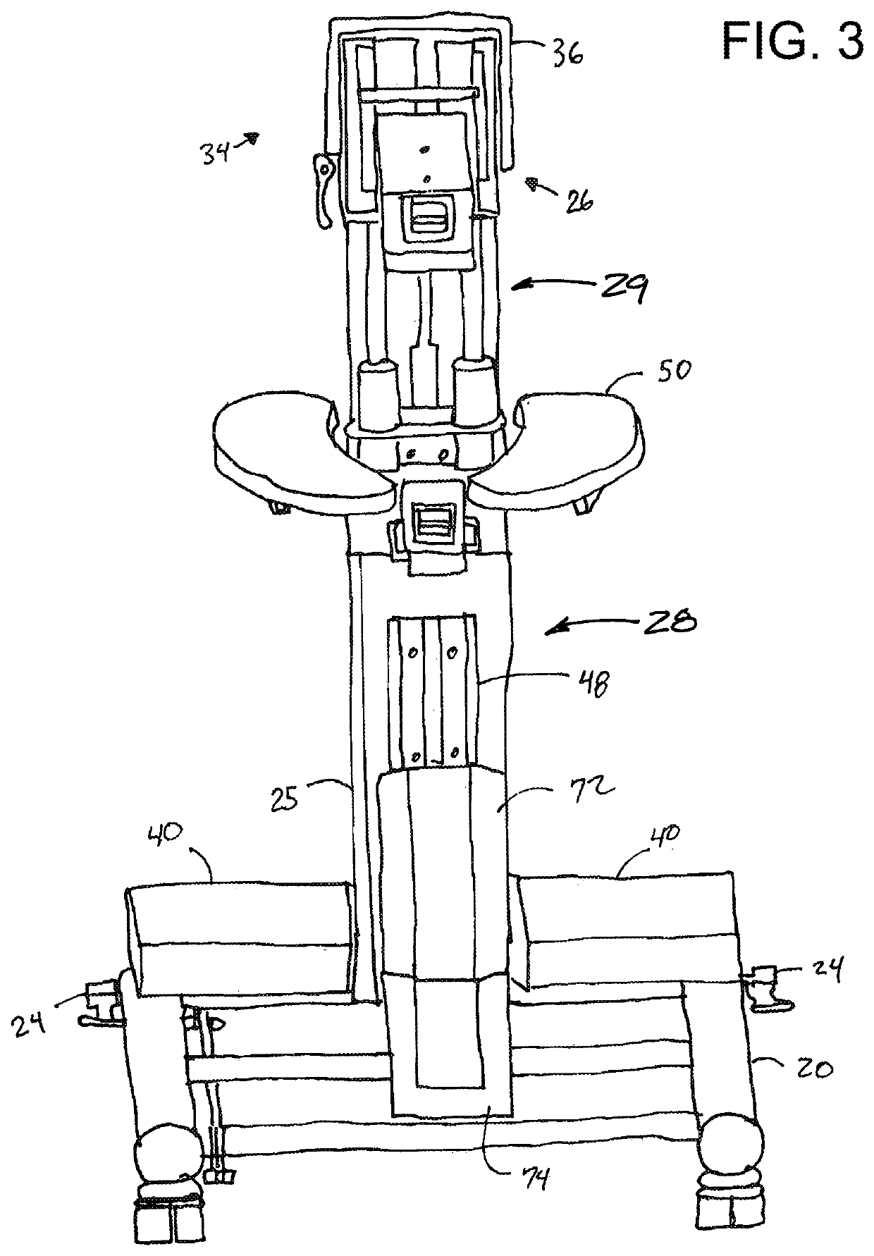 Epidural patient positioning system