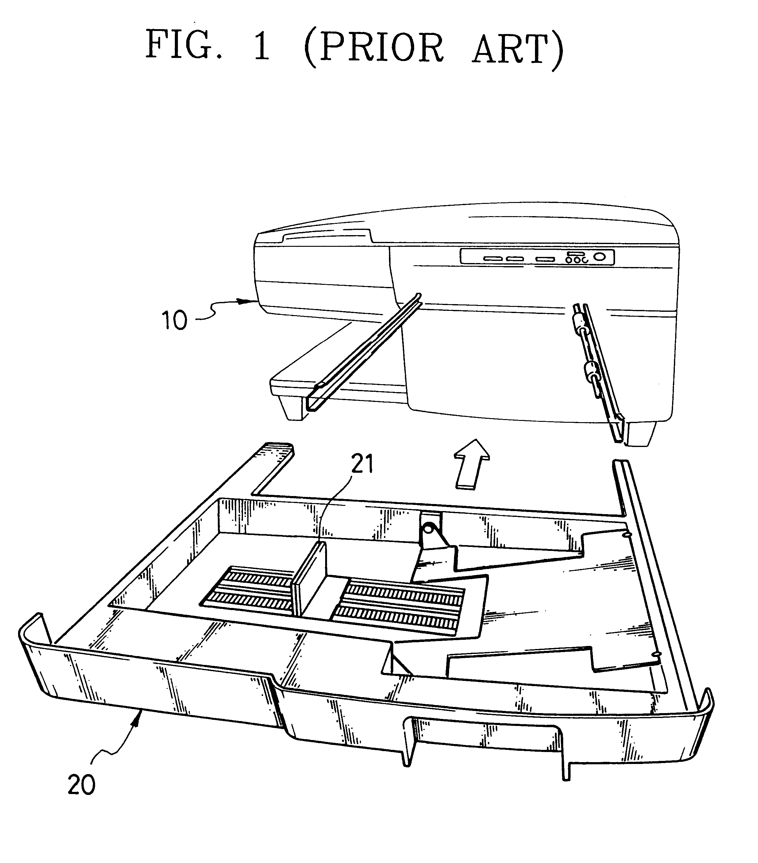 Paper feeding apparatus for printing device