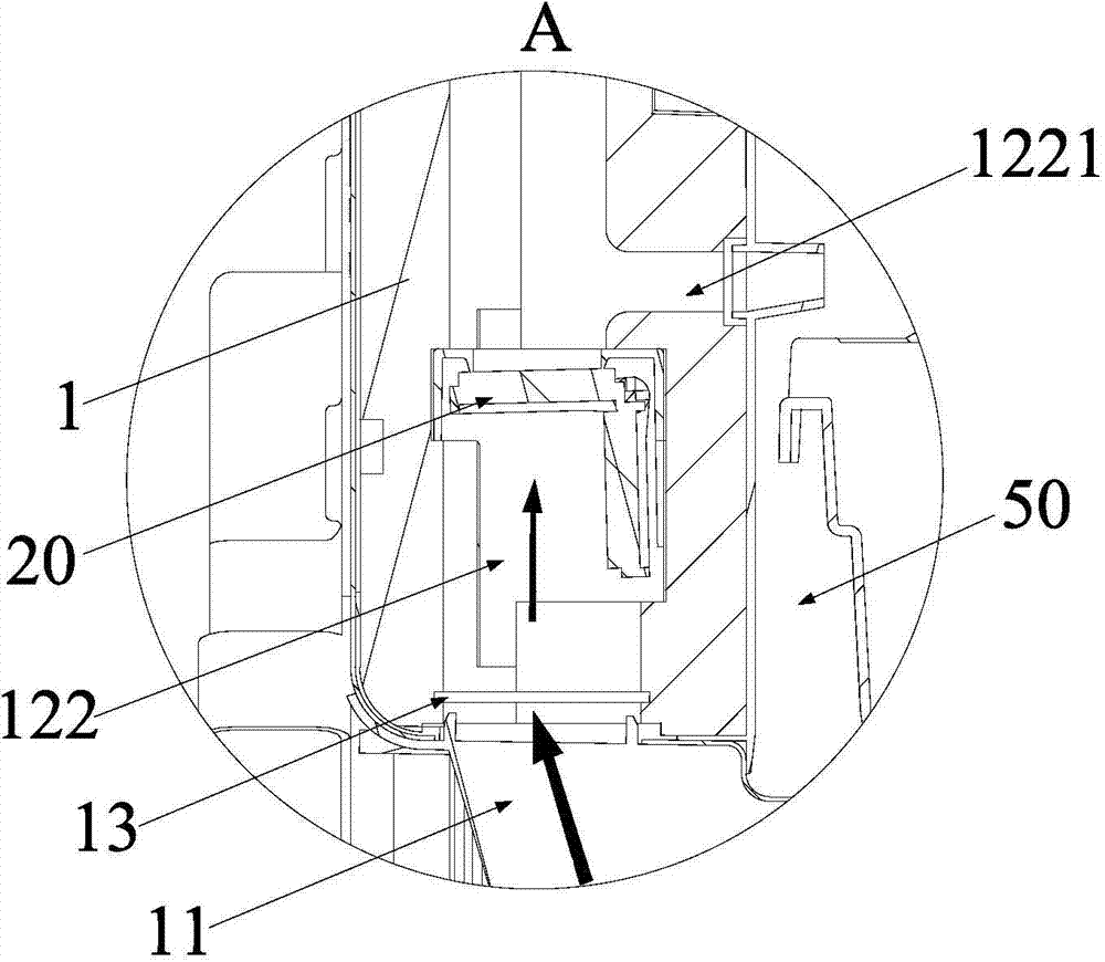 Refrigerator and air duct system