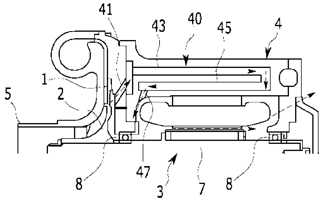 Cooling unit of air compressor for fuel cell vehicle