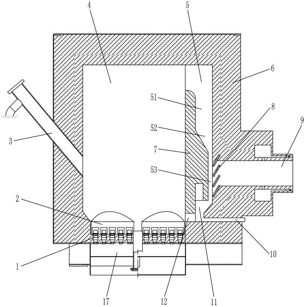 Low-nitrogen fluidized bed combustor for biomass