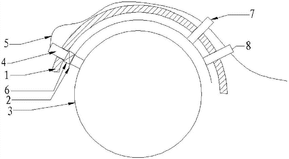 Head-mounted EEG (electroencephalogram) lead unit for anesthesia depth monitor