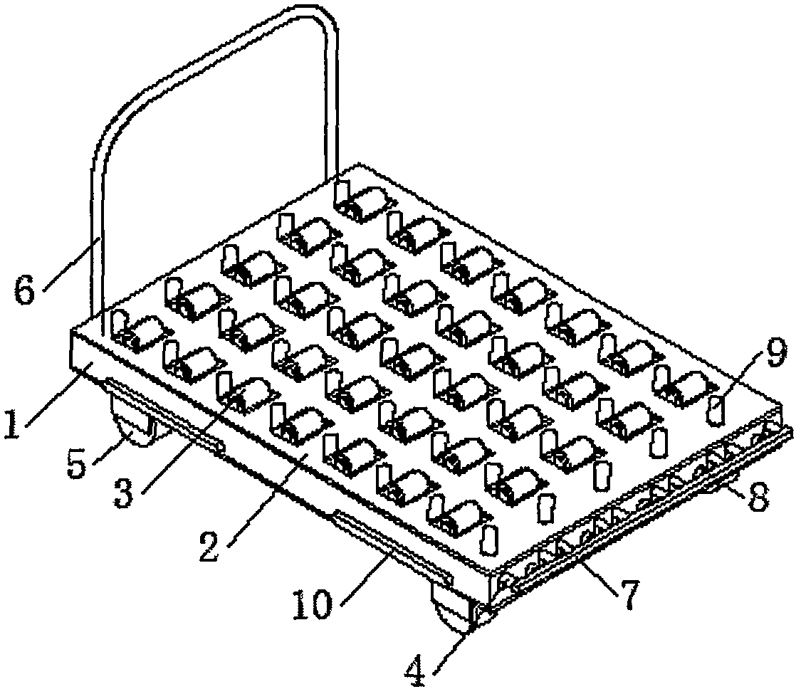 Building construction carrier convenient to load and unload cargos