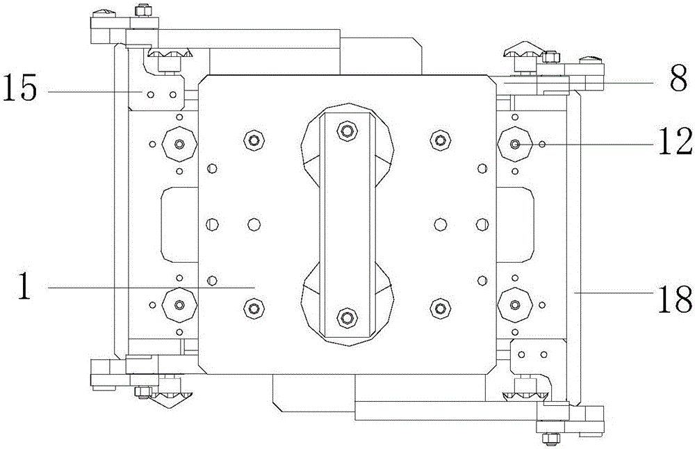 Power battery high-applicability nondestructive automatic clamping apparatus