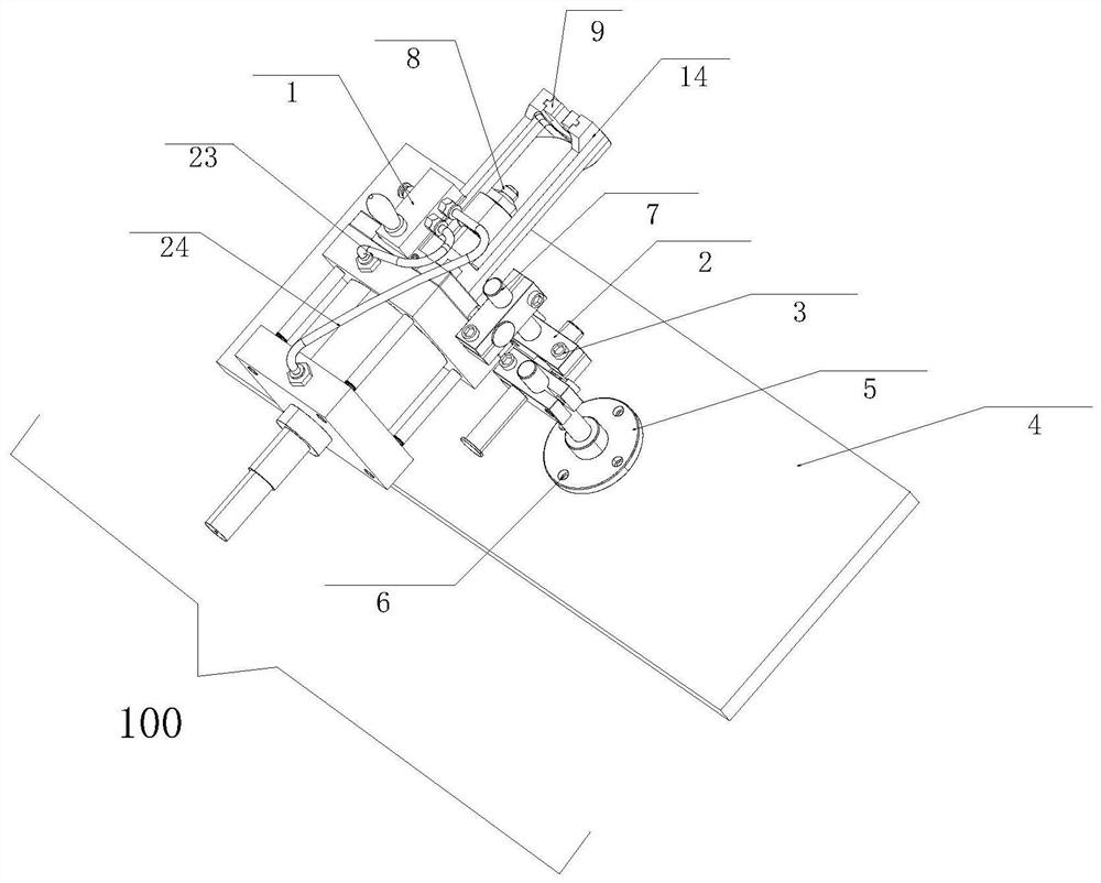 Easy-to-use high-pressure oil pipe pressure test tooling device