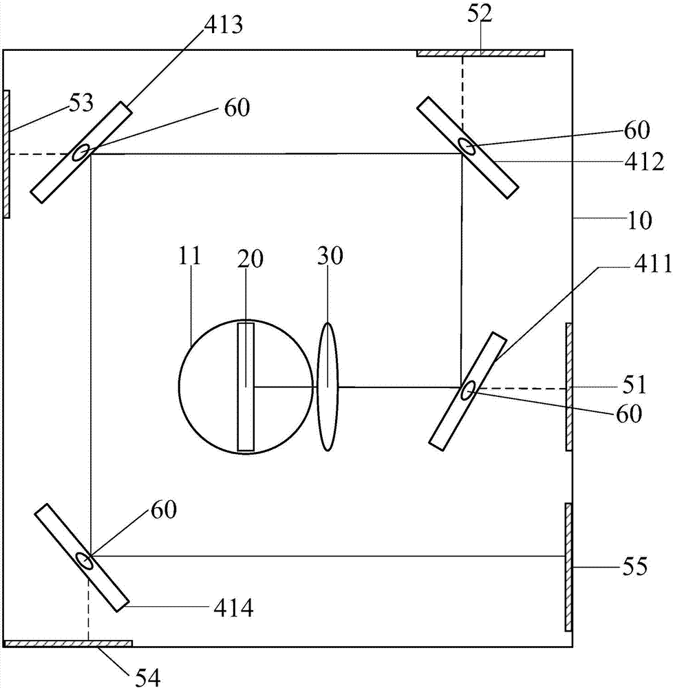 Optical zoom camera module and mobile terminal