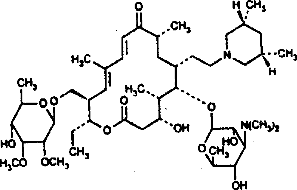 Tilmicosin dry suspension, method for preparing dry suspension and uses thereof