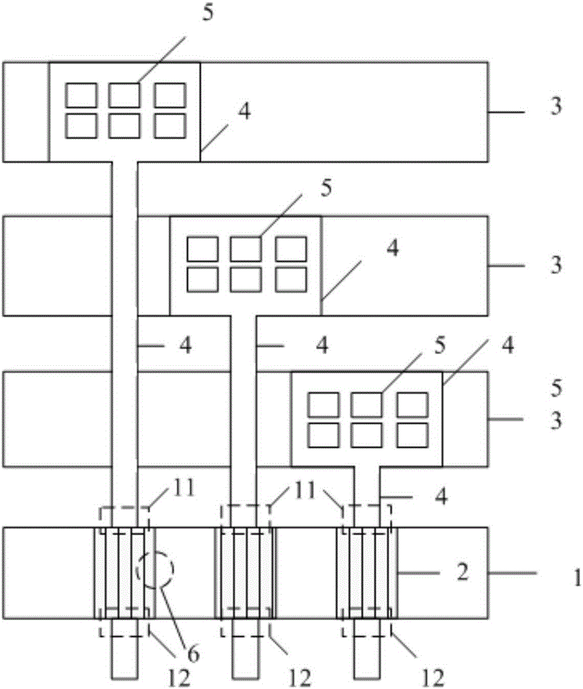 Testing device and display panel