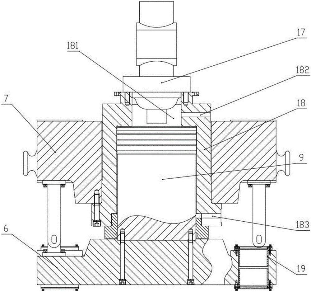 Oil cylinder assembly and full-automatic two-way pressurizing hydraulic brick press with same