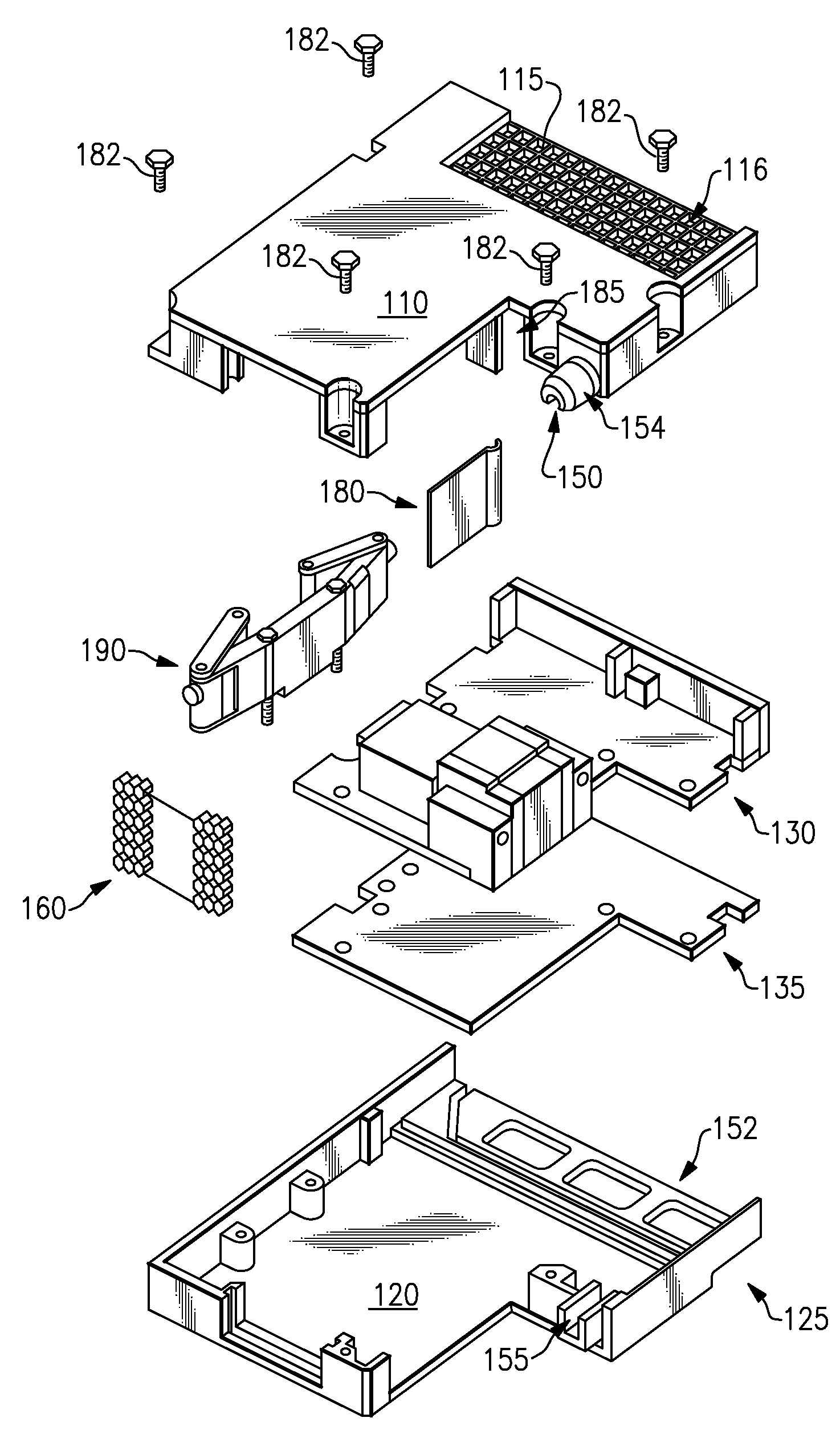 Enhanced blind-mated input/output card cassette packaging concept