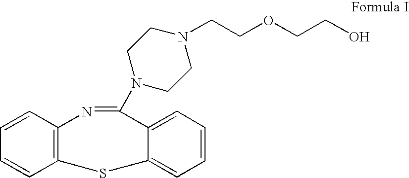 Industrial preparation of 11-[4-{2-(2-hydroxyethoxy) ethyl}-1-piperazinyl] dibenzo [b,f]-[1,4]thiazepine