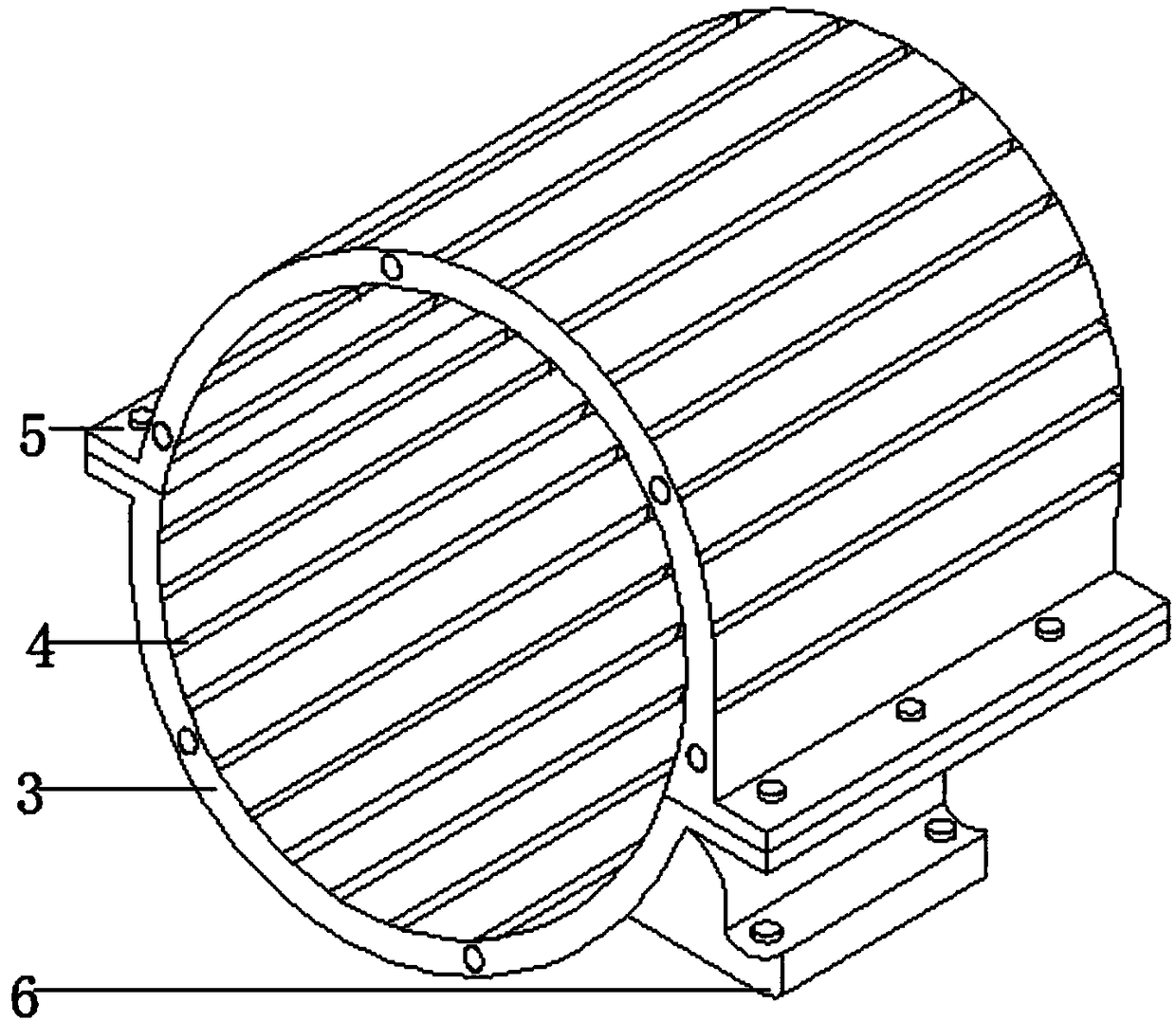 A metal motor house structure of automobile