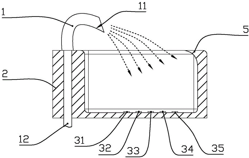 Induction type washbasin device