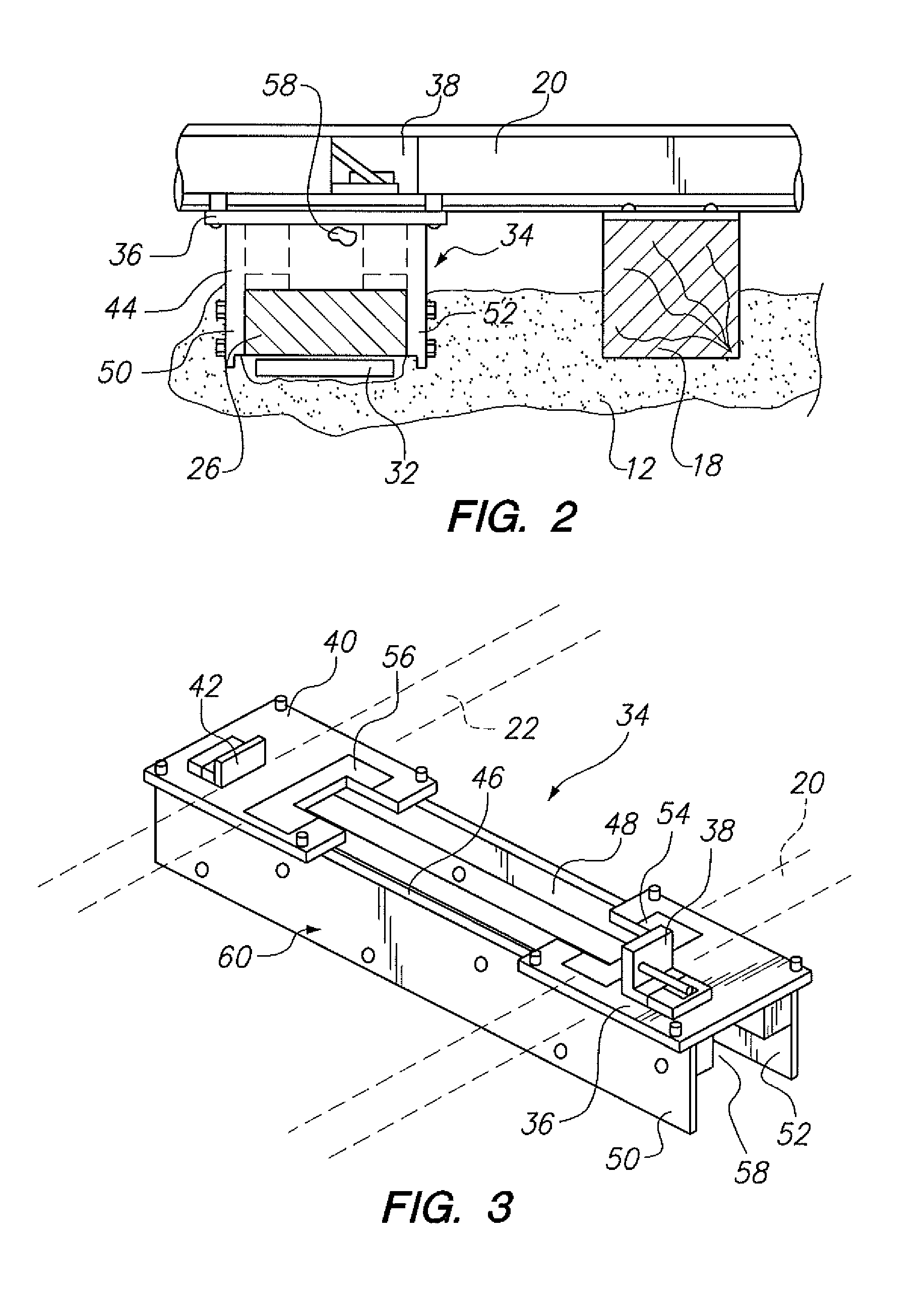 Point detector overtie structure