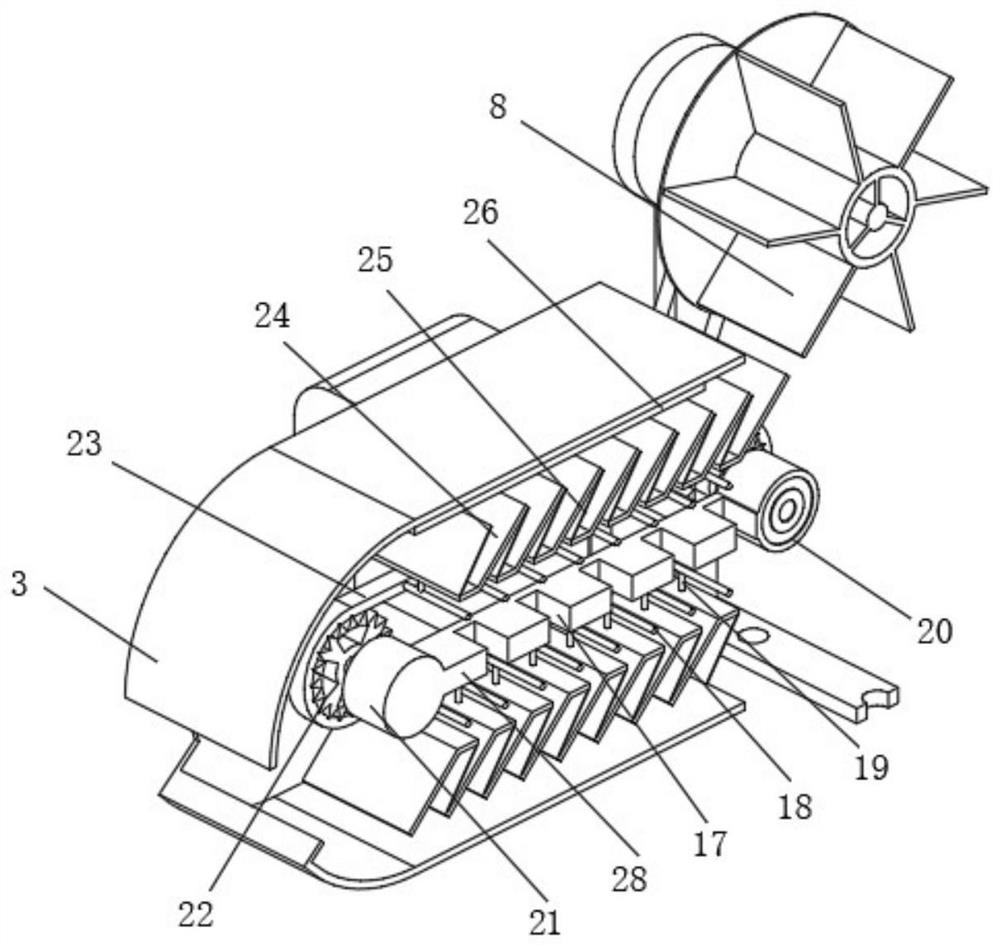 Finished product conveying device for bra production