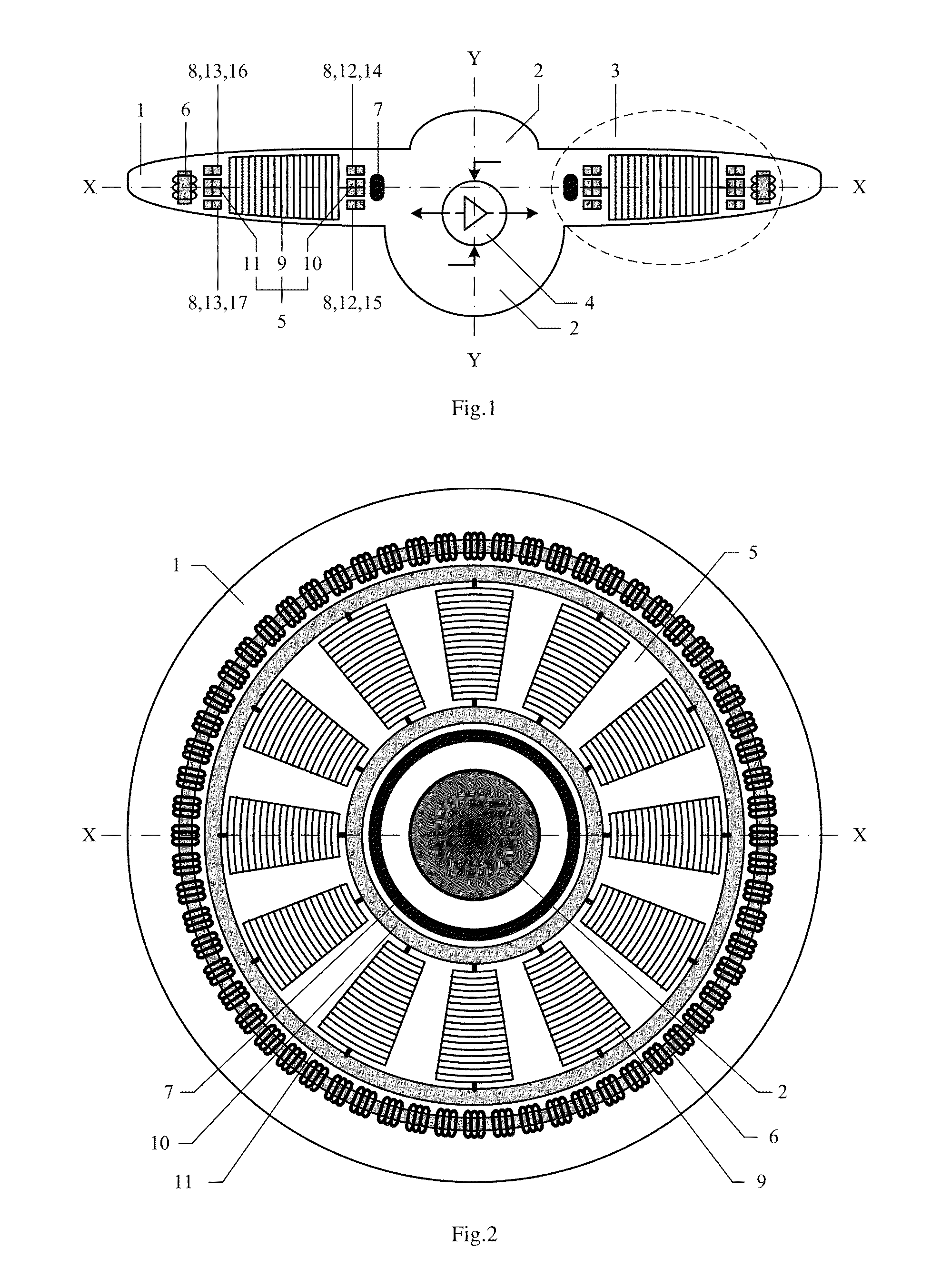 Electrical driven flying saucer based on magnetic suspension