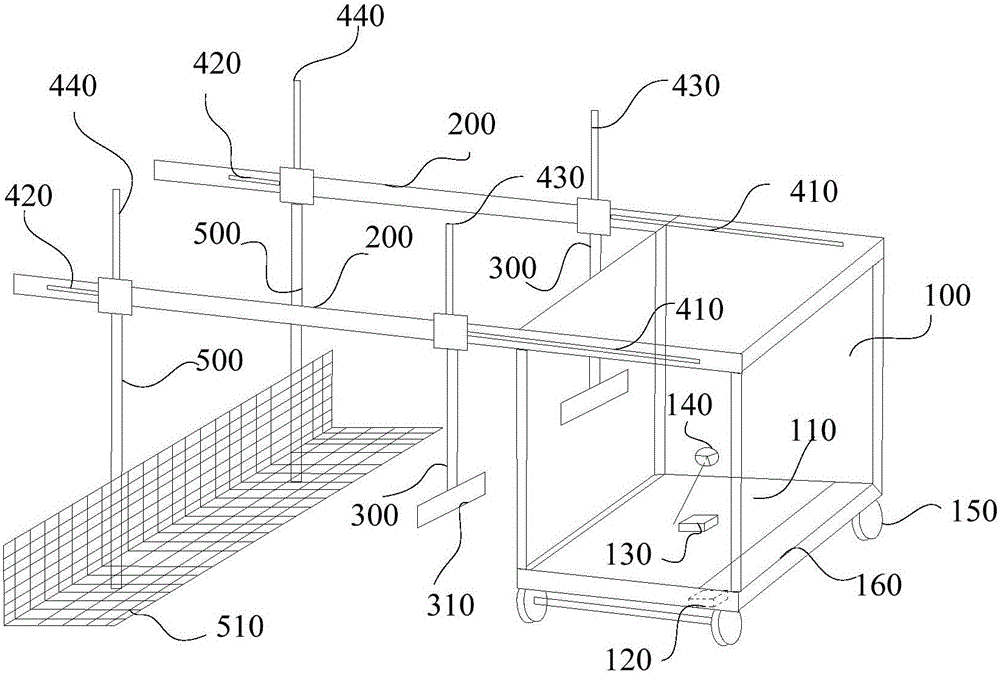 Mold removing machine