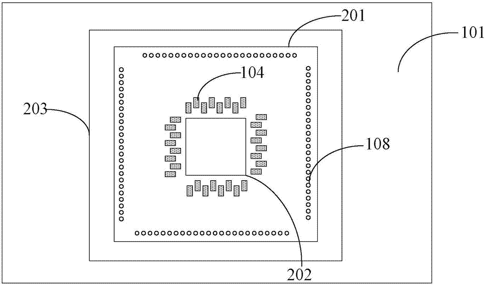 Bare chip structure applied to testing and manufacturing method thereof