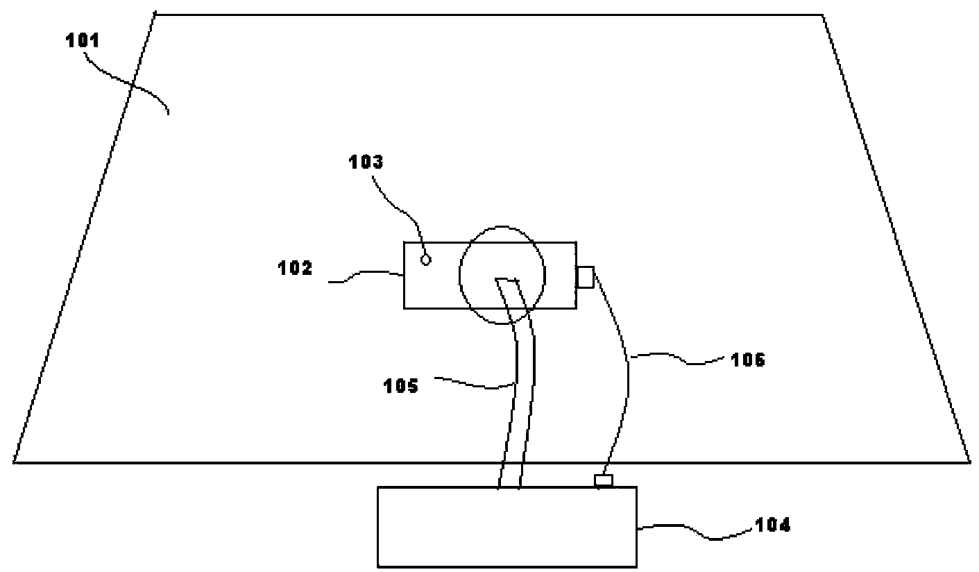 Method and system for automatically following car and assisting parking by means of mobile terminal