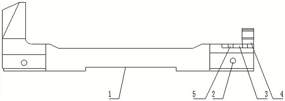 Split type air jet loom temple roller shaft seat