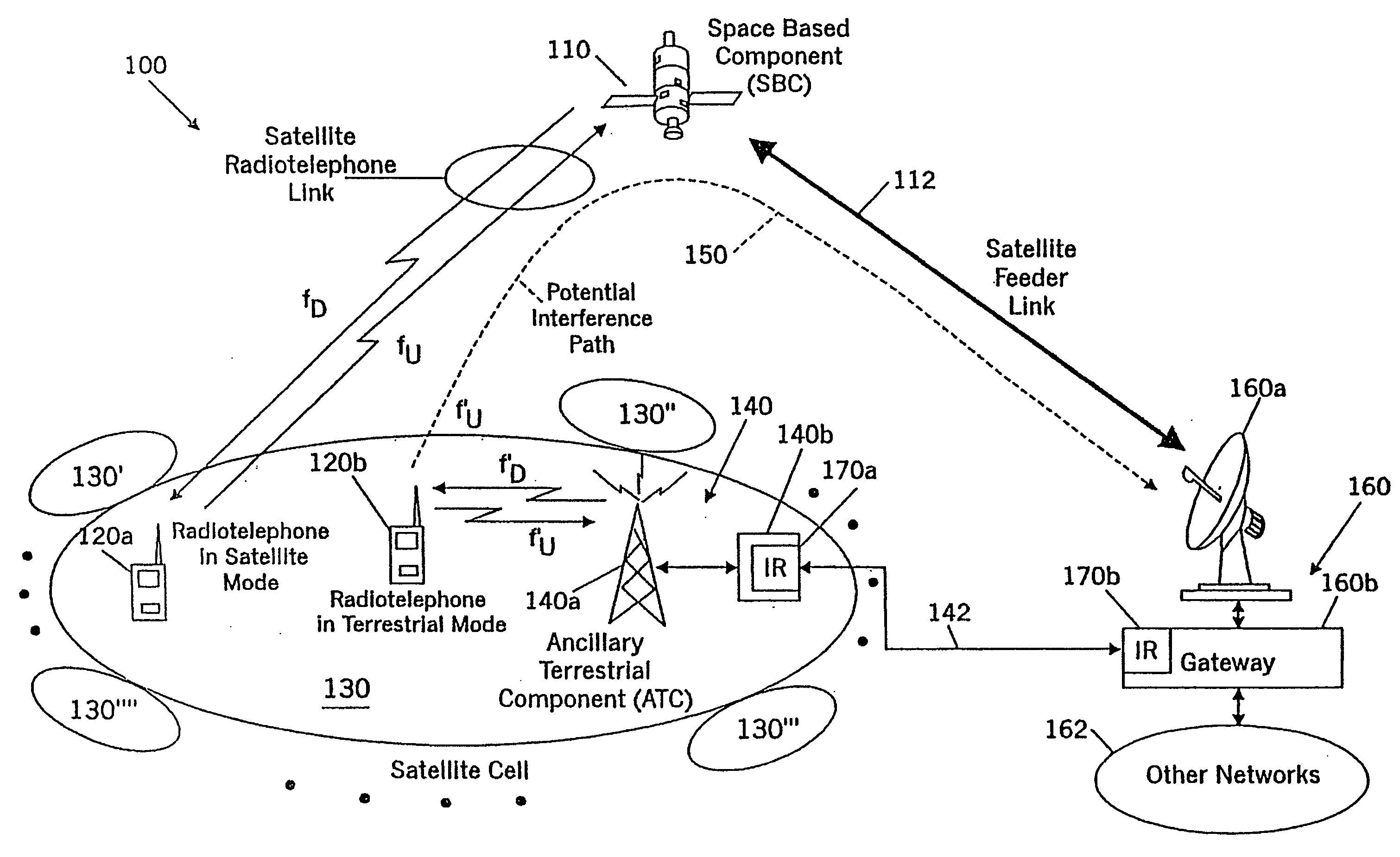 Systems and methods for terrestrial reuse of cellular satellite frequency spectrum in a time-division duplex and/or frequency-division duplex mode