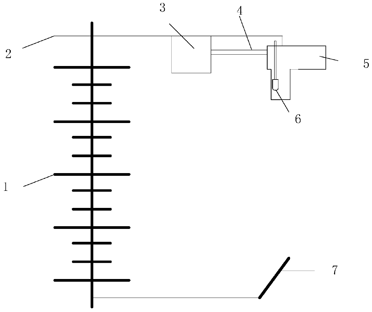 Early discharge device and method for realizing dynamic insulation cooperation