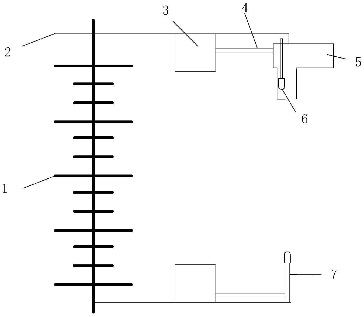 Early discharge device and method for realizing dynamic insulation cooperation