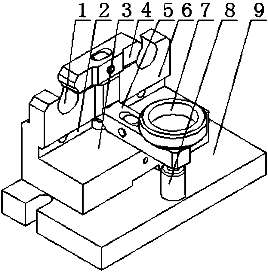 Double-station equipment for installing and clamping compressor cylinder body