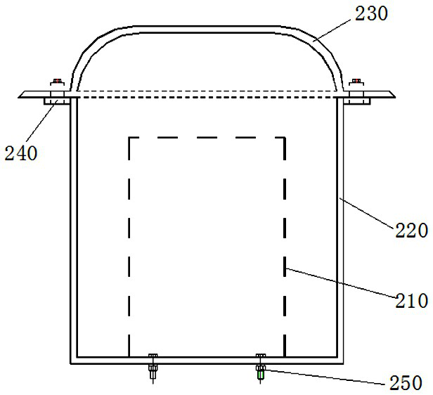 Fiber core connection method and structure for sharing large-core-number OPGW