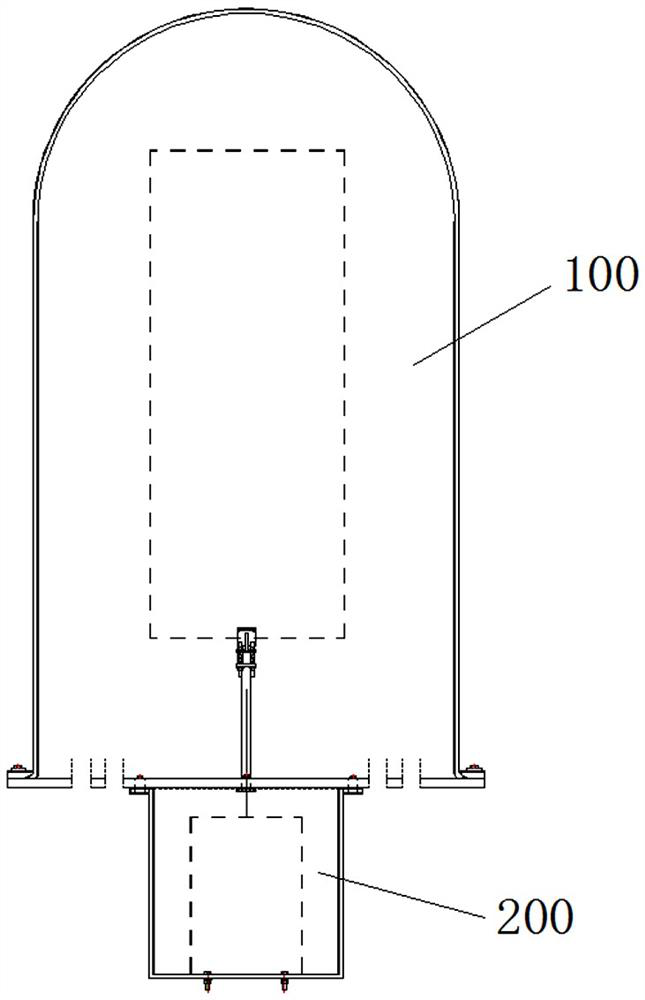 Fiber core connection method and structure for sharing large-core-number OPGW