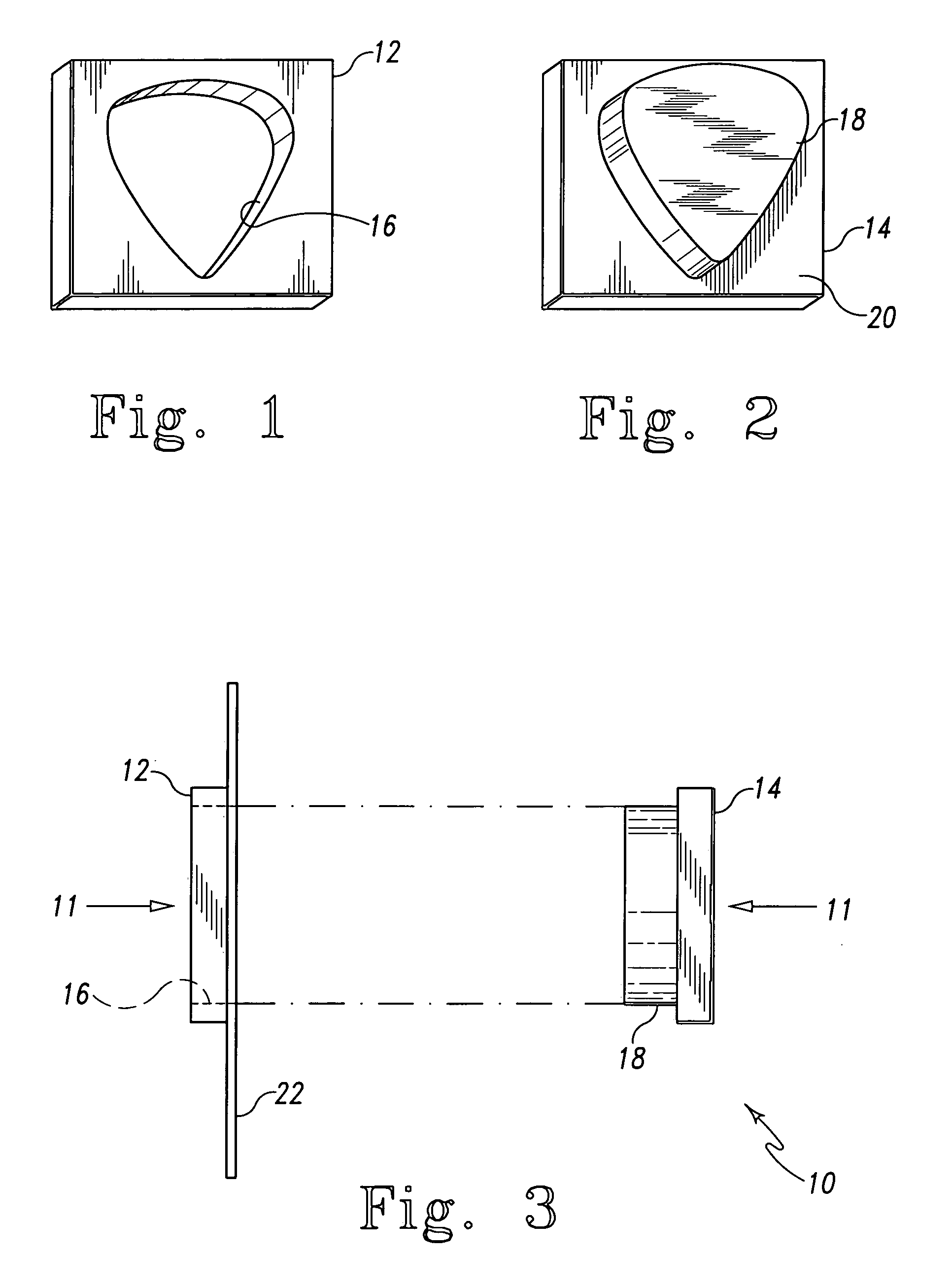 Method of producing guitar picks from identification cards