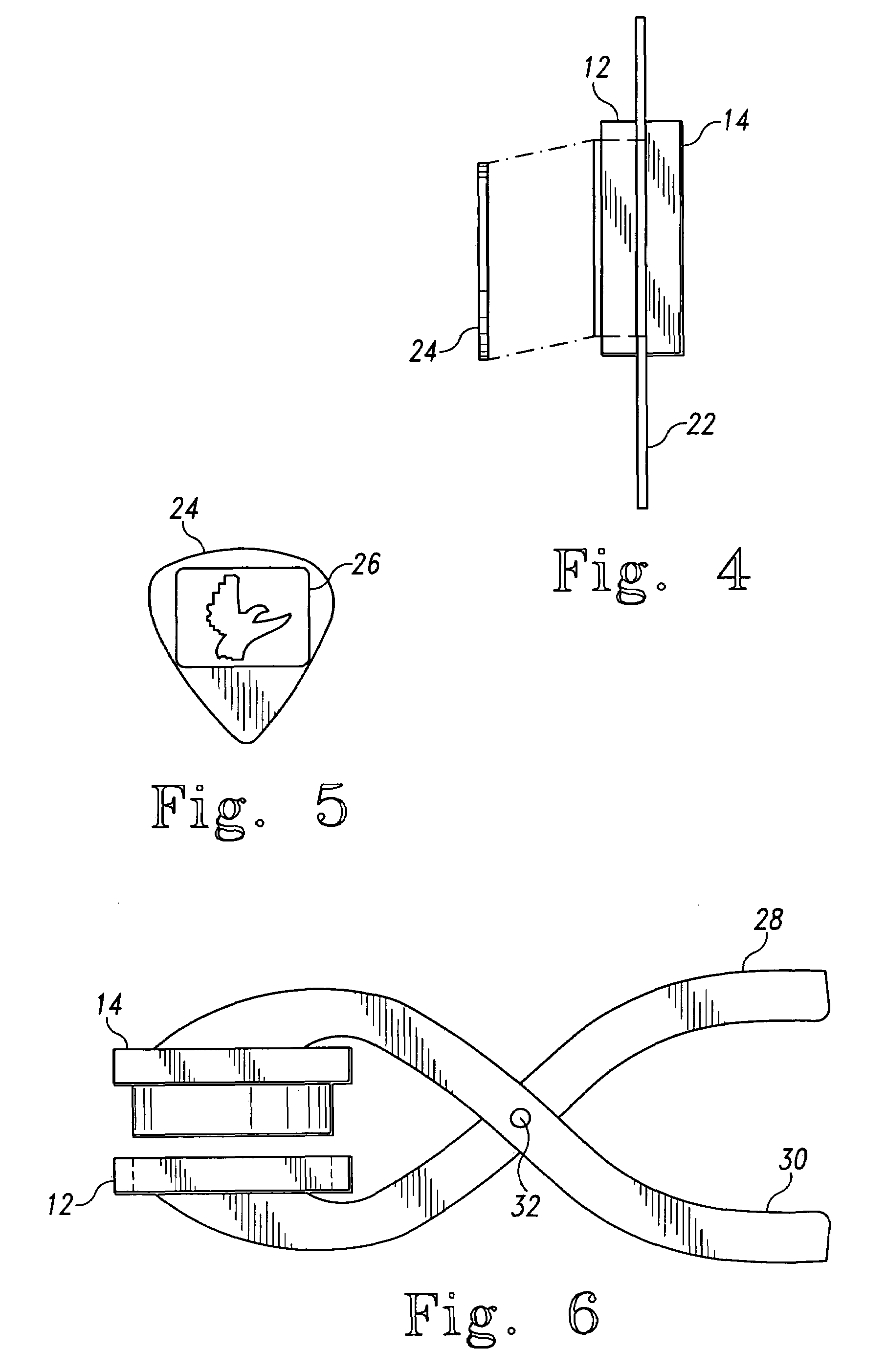 Method of producing guitar picks from identification cards