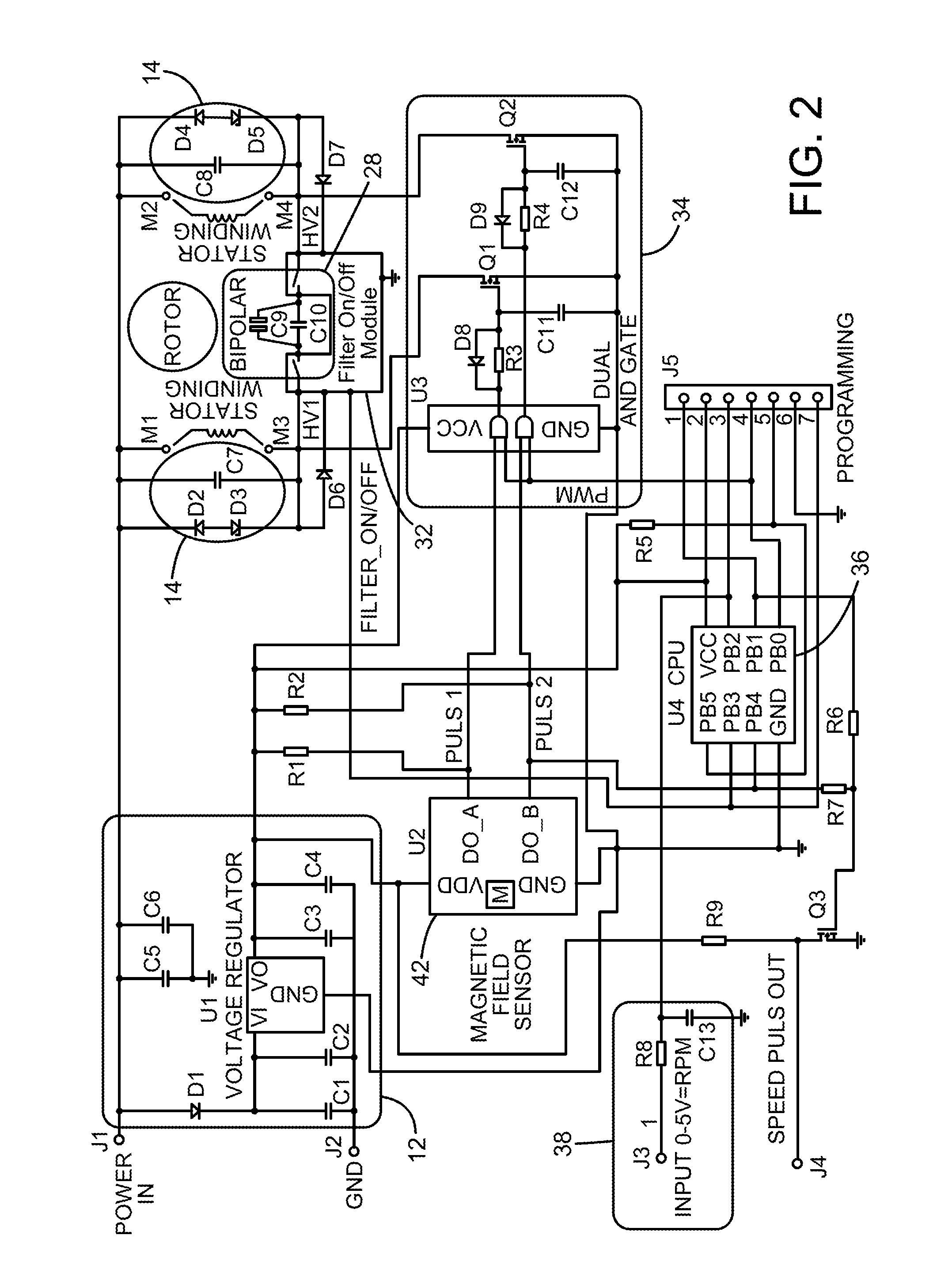 Method for making a motor quieter